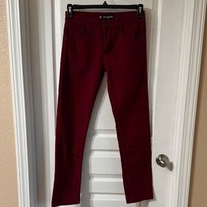Men’s Ox blood Red Skinny Jeans